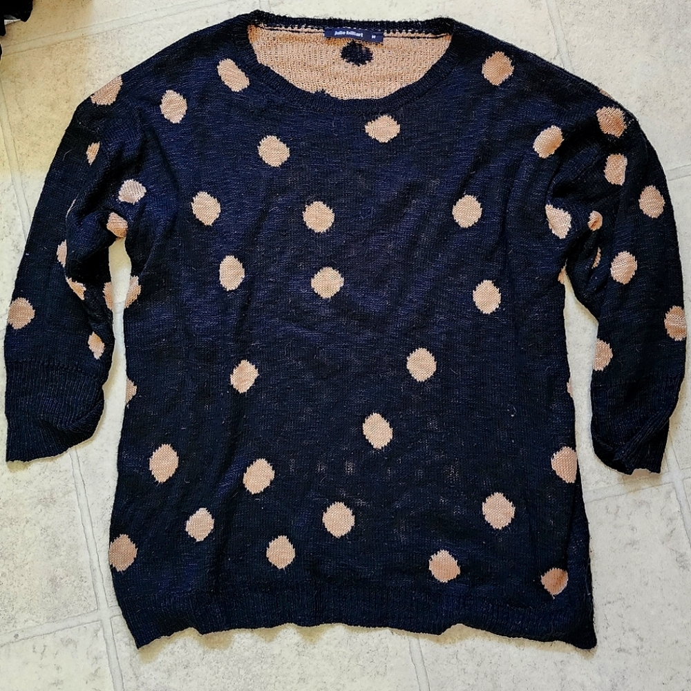 Black & Gold Polka Dot Sweater